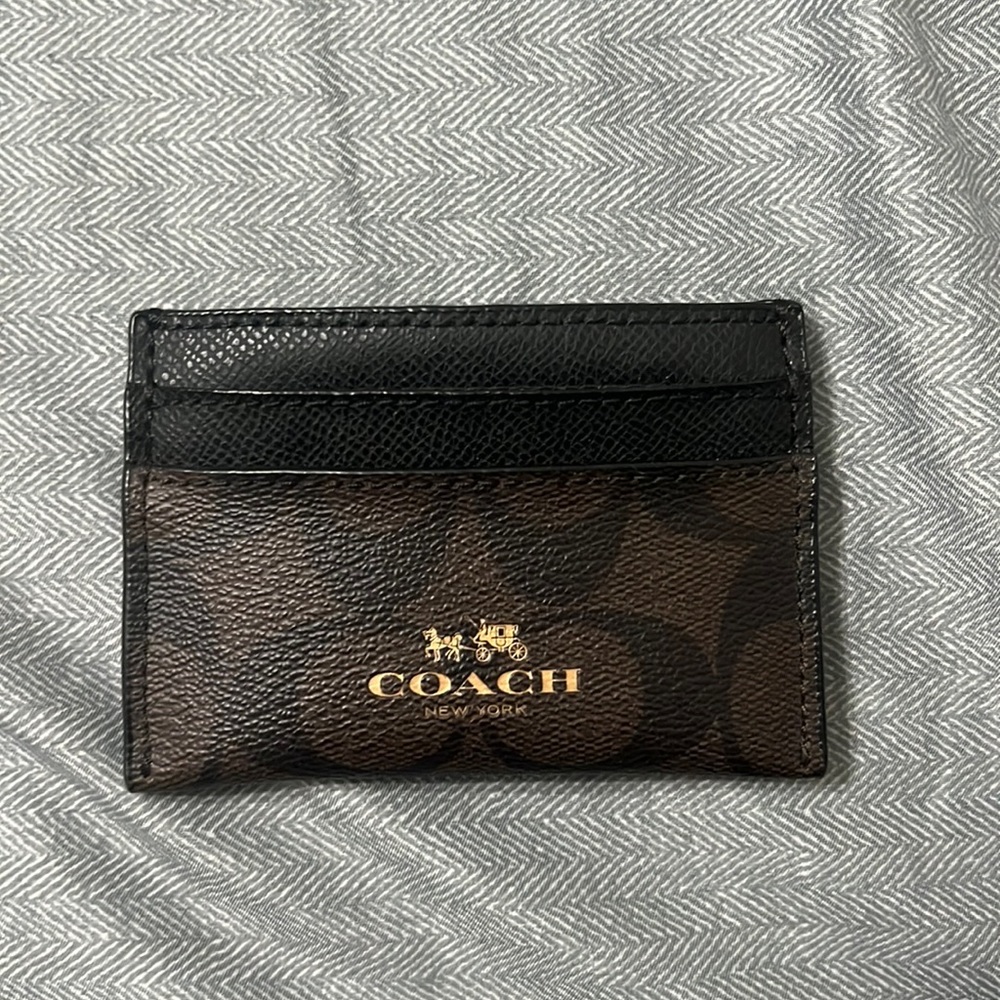 Coach card holder